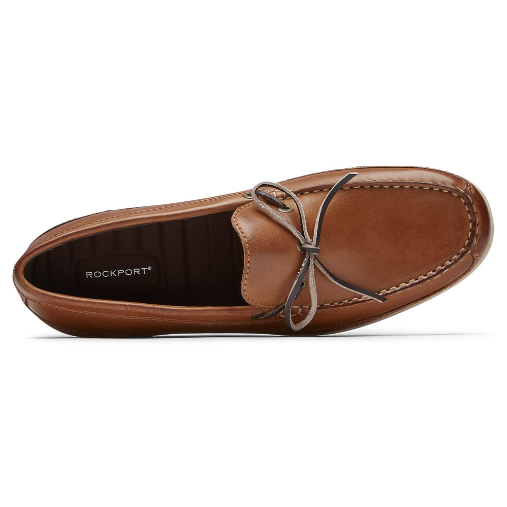 Rockport Loafers For Mens Brown - Malcom Tie - AT3158492